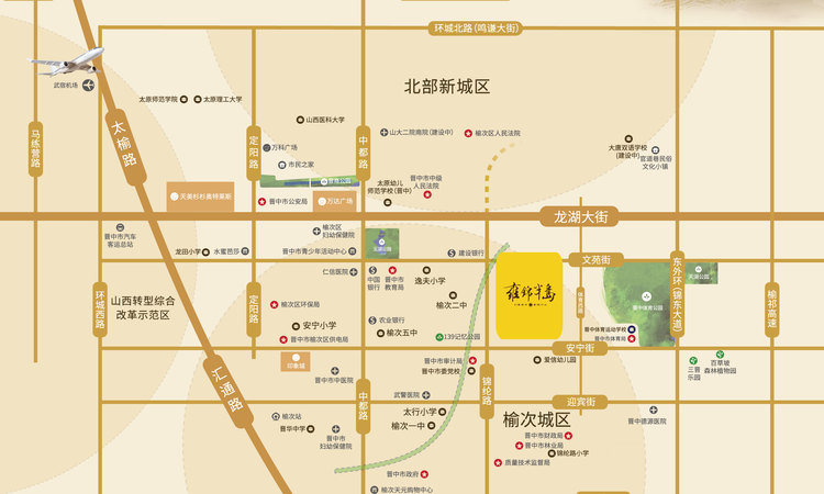 蓝光·雅居乐雍锦半岛交通图