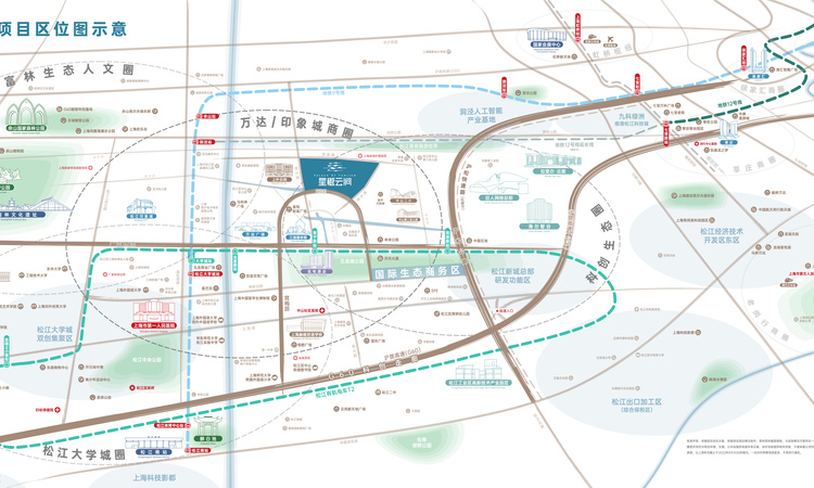 中国铁建星樾云涧交通图