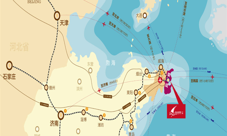 自在香滨交通图
