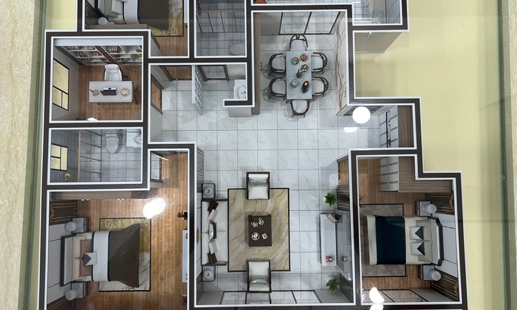 四建美林丽景实景图