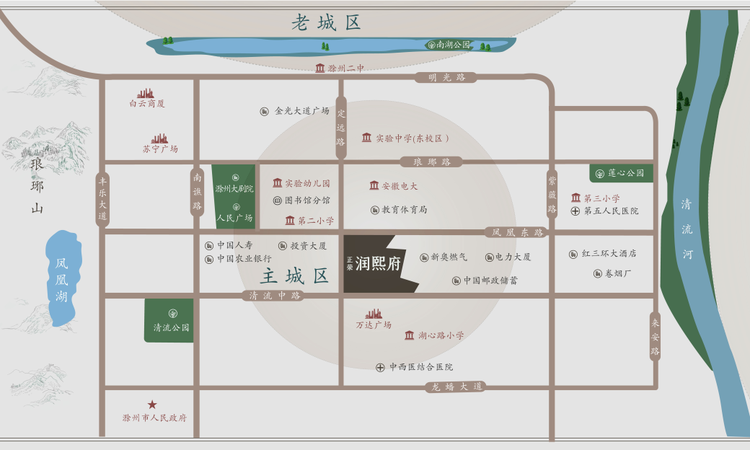 正荣·润熙府交通图