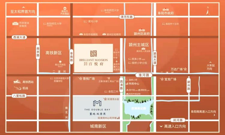 百悦府交通图