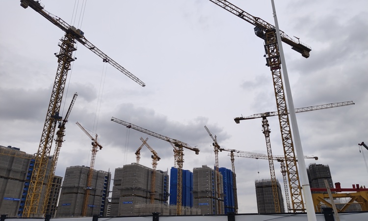 招商时代潮派施工进度图