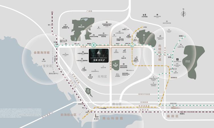 龙湖·御湖境交通图