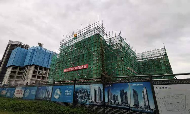 新霖荟邑花园施工进度图