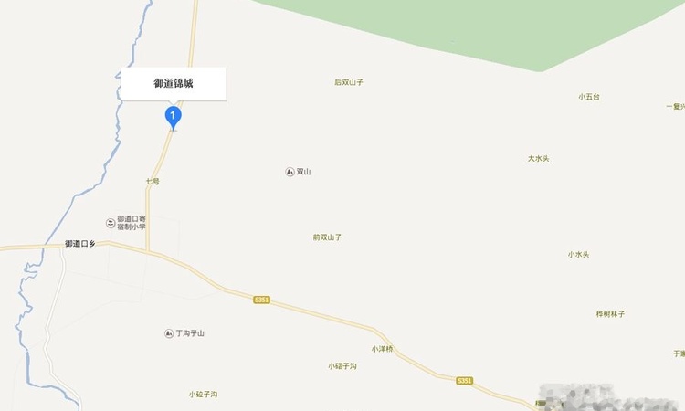 御道锦城交通图