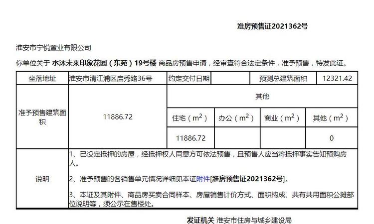 水沐未来城楼盘证照