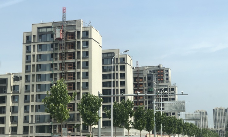 新城玺樾潮鸣施工进度图