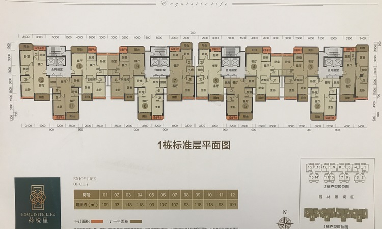 联泰荷悦里楼层平面图