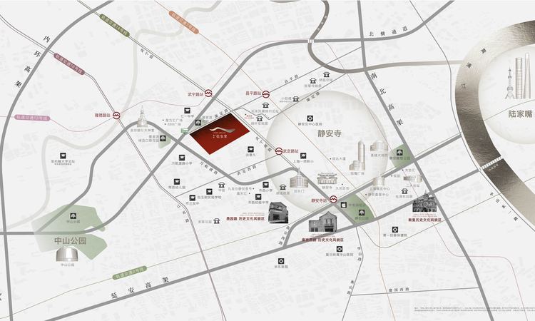 信达·信安里交通图