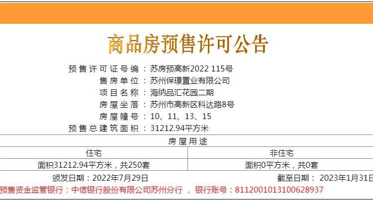 科技城幸福里楼盘证照