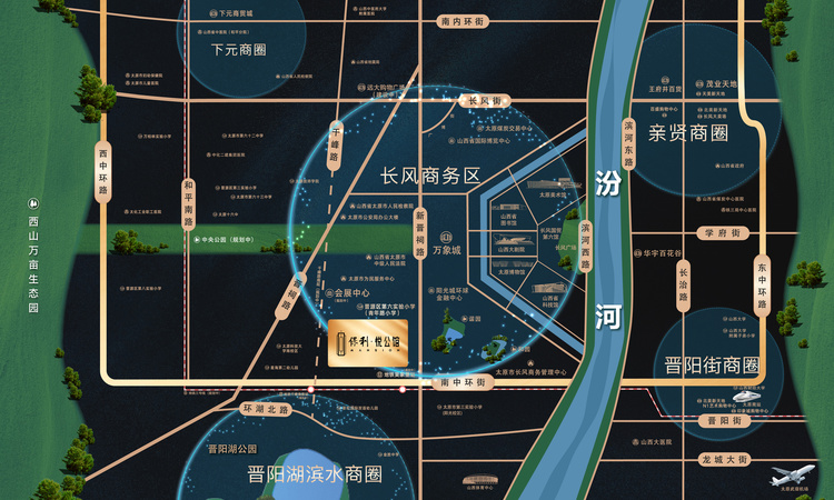 保利悦公馆交通图