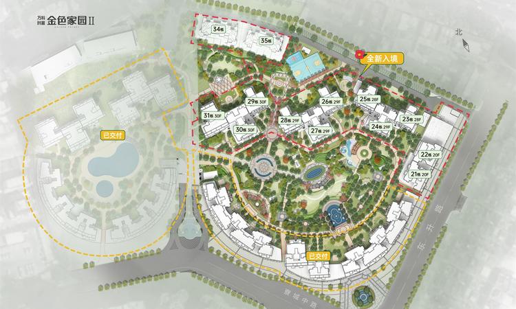 万科时富·金色家园Ⅱ楼层平面图