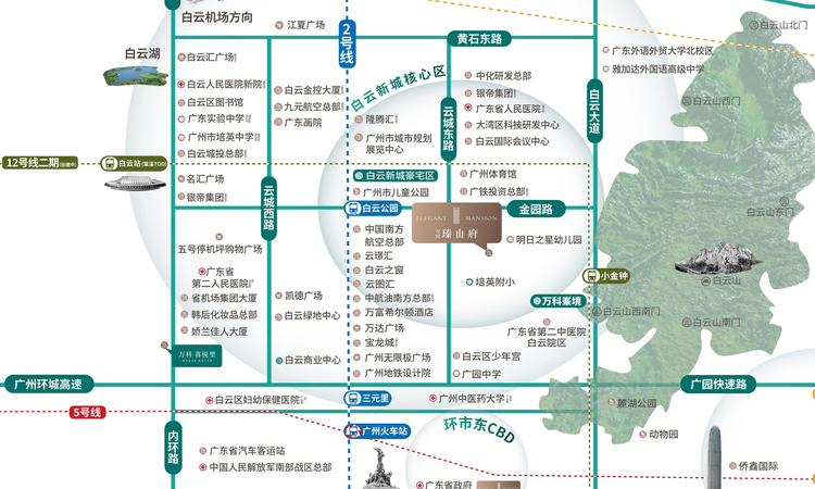 万科·璟云府周边配套图