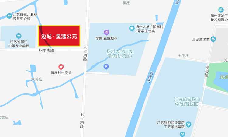 边城·星滙公元交通图