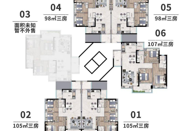 时代珑星楼层平面图