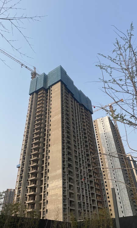 雅居乐中央雅府施工进度图