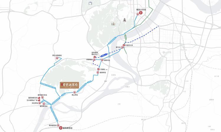 杭房·首望澜翠府交通图