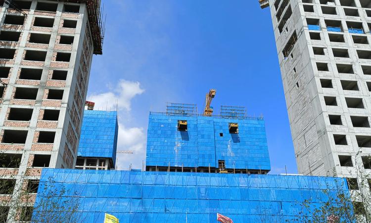 万龙西湖银河城施工进度图