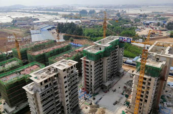 华侨城·公园悦府施工进度图