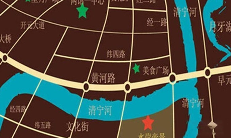 水岸帝景交通图