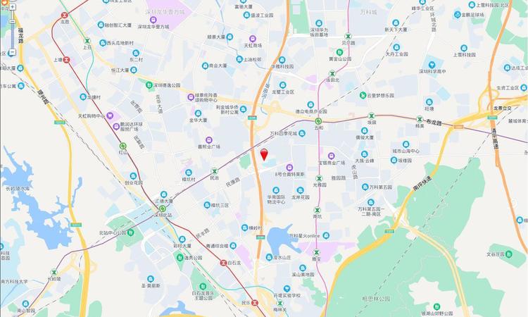 中海明德里交通图