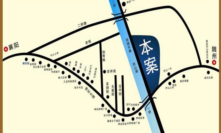 随县神龙湾交通图