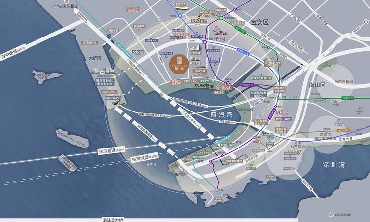 SCT·湾流交通图