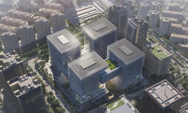 金地威新中心效果图