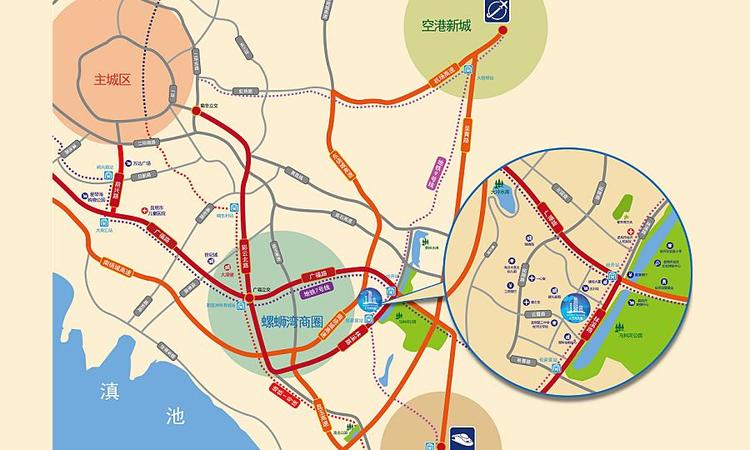 大诺方舟天地交通图