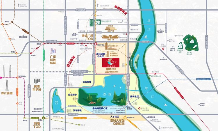 碧桂园云樾江湾交通图