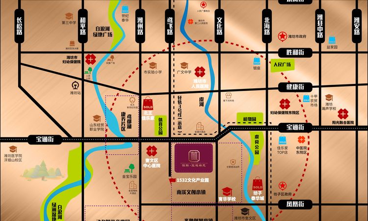 恒联宝通瑞苑交通图