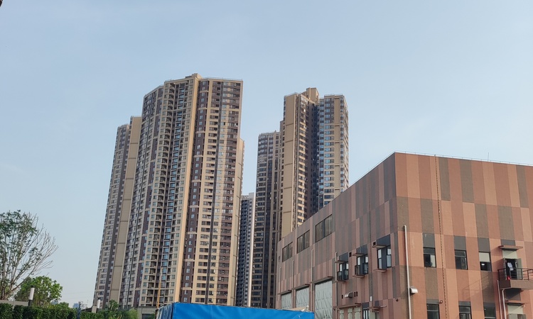 中海观澔府施工进度图