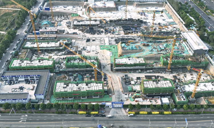 产投集团·新悦府施工进度图