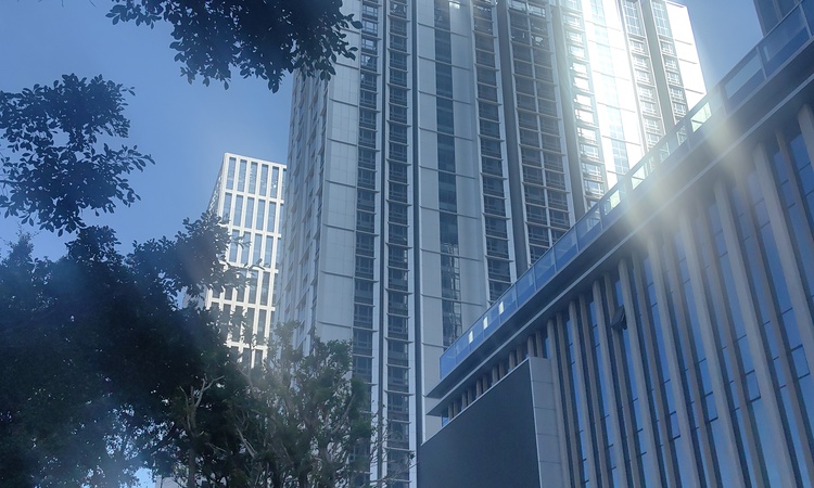 中粮·福田大悦广场施工进度图