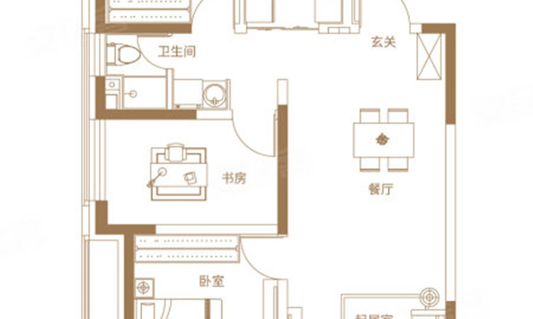 和山步云谷楼层平面图