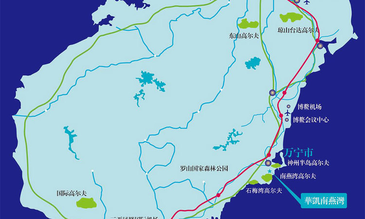 华凯南燕湾交通图