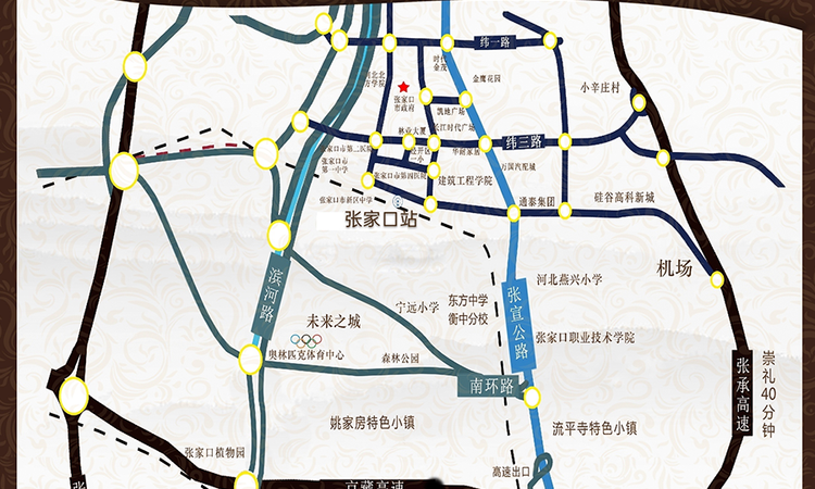 華颐别院交通图