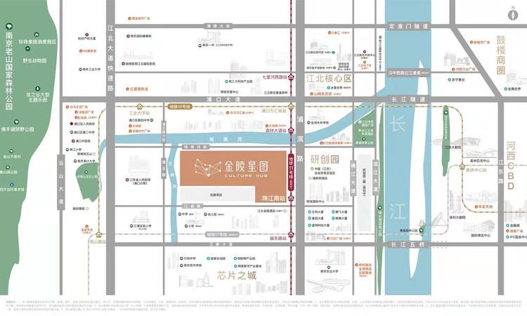金陵星图交通图
