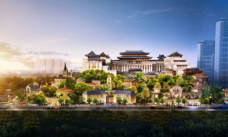 汴梁小宋城文商旅综合体项目效果图