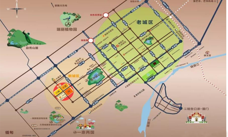 雅居乐国际花园交通图