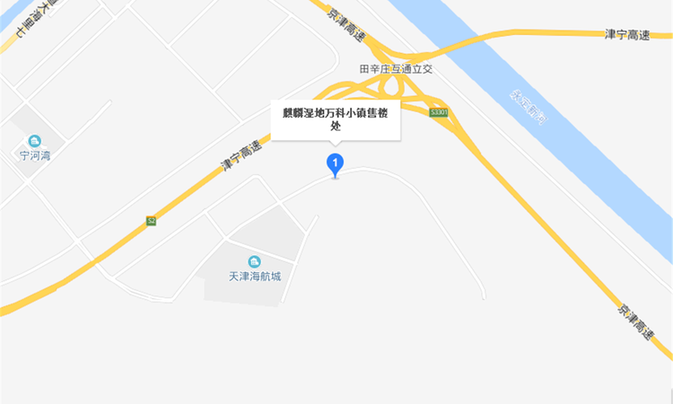 麒麟湿地万科小镇交通图