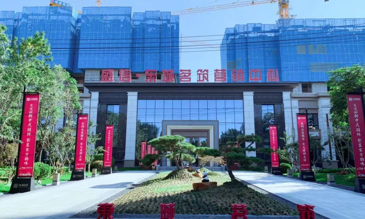 盛信东城茗筑施工进度图