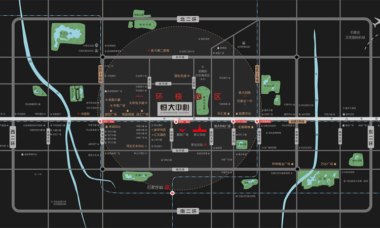 恒大中心交通图