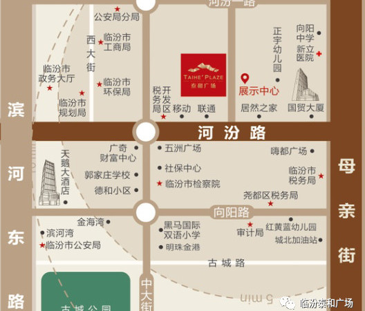 泰和广场交通图