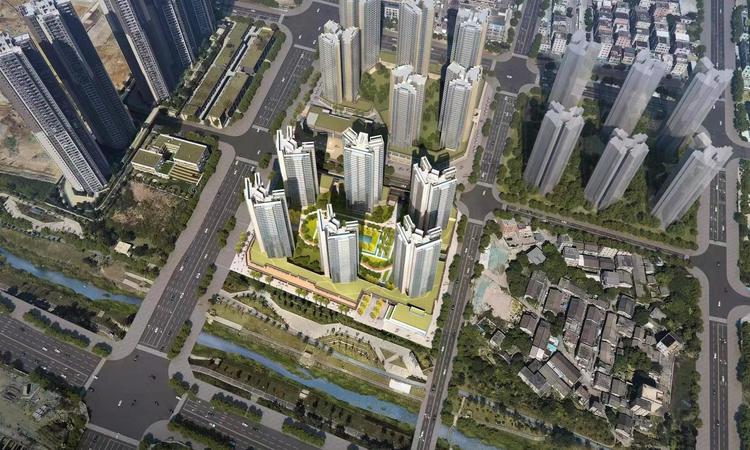 蔚蓝左岸花园效果图