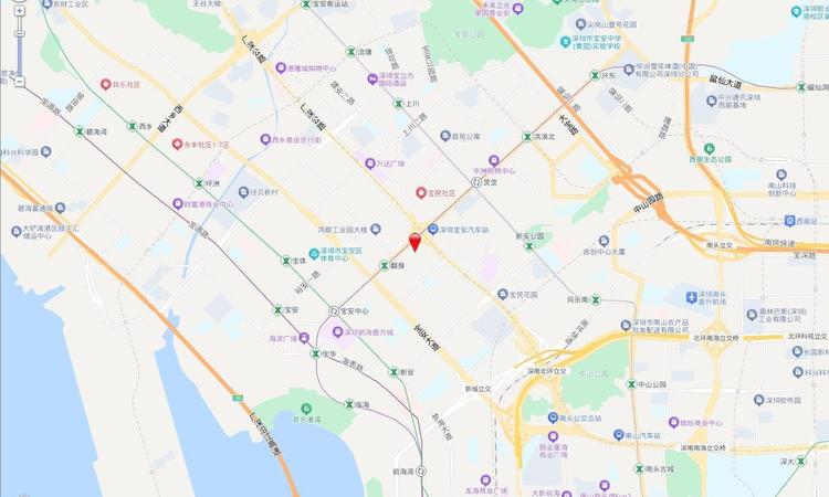 天健和郡府交通图