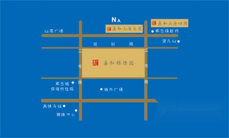 嘉和·锦绣园交通图