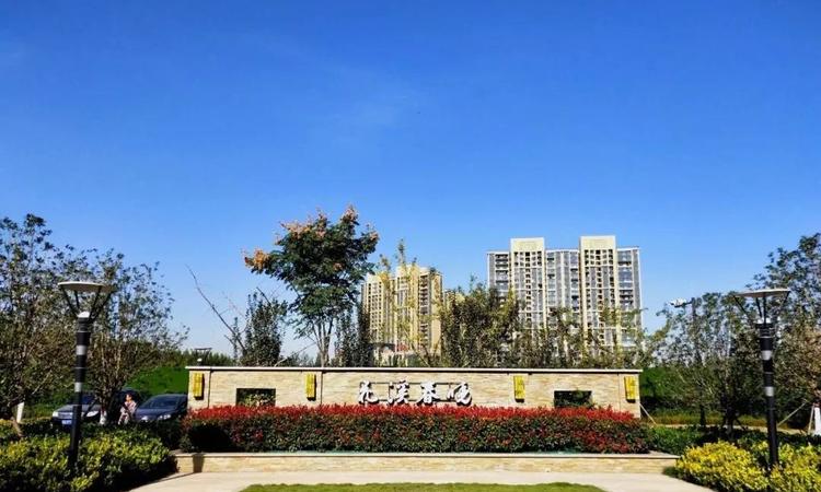 花溪春晓实景图