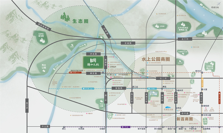 锦和天樾交通图